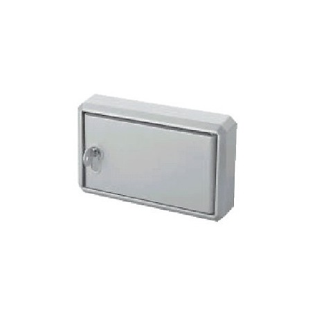 Cofre CLEMSA sin mecanismos 190x130x30 mm. Para puerta enrroble. Modelo. CF110.