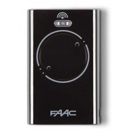 Mando Emisor Garaje FAAC NEGRO XT2 433Mhz SLH LR
