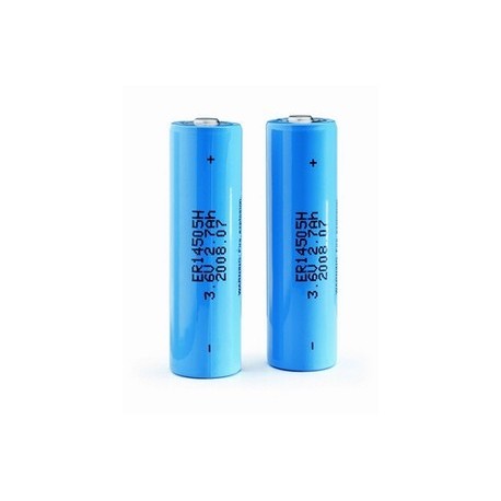 2 Baterías de litio 3,6 V - 2,7 ah para Fotocélula LFT25B