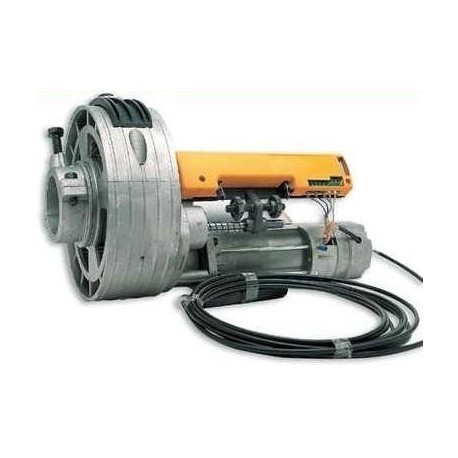 Motor ACM NICE K-500 EF para puertas enrollables de hasta 160kg con electrofreno.