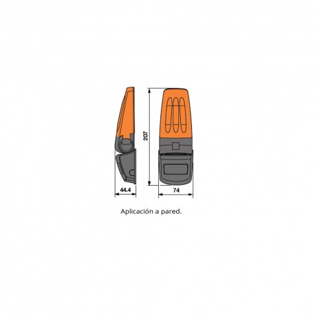 Lampara destellante CARDIN (Telcoma) MOLLIGHT3 a 24v.