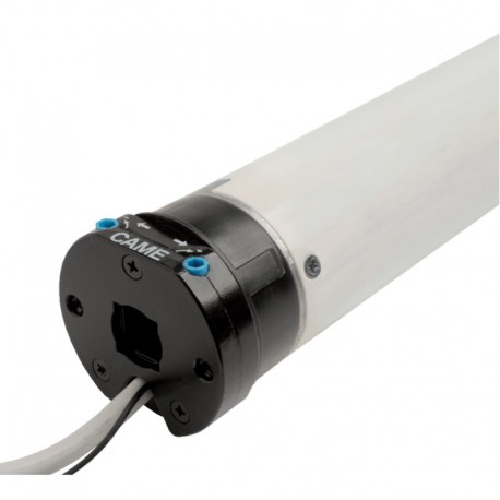 Motor Tubular CAME MONDRIAN R6 55Ø. Modelos de 80Nm 114Kg hasta 120Nm 171Kg. Mecánico. Con receptor integrado.