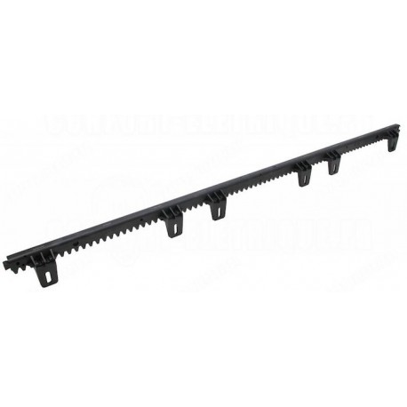 Cremallera ERREKA de nylon 20x28x1000. N2113 de 6 soportes. 1 metro lineal 
