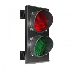 Semáforo ERREKA LSRV2 grande rojo/verde de bombilla a 230v