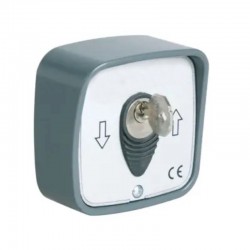 Selector con desbloqueo ERREKA LCDES-S de superficie para puertas enrollables
