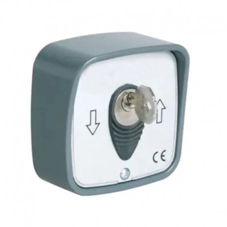 Selector con desbloqueo ERREKA LCDES-S de superficie para puertas enrollables
